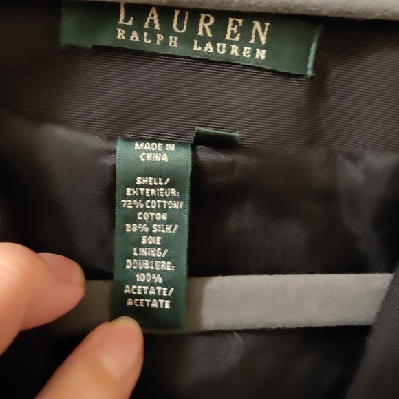 Silk mix vintage Ralph Lauren blazer - Picture 3 of 4